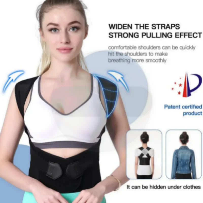 PostureFix™ – "Unisex Adult Hunchback Corrector, Posture Correction Shoulder Strap, Back 4