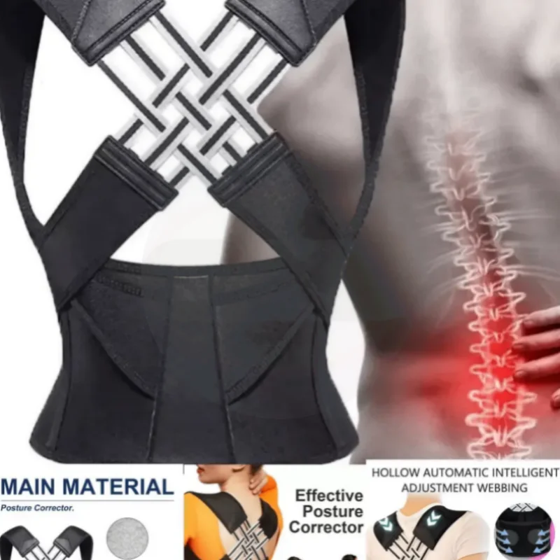 PostureFix™ – "Unisex Adult Hunchback Corrector, Posture Correction Shoulder Strap, Back