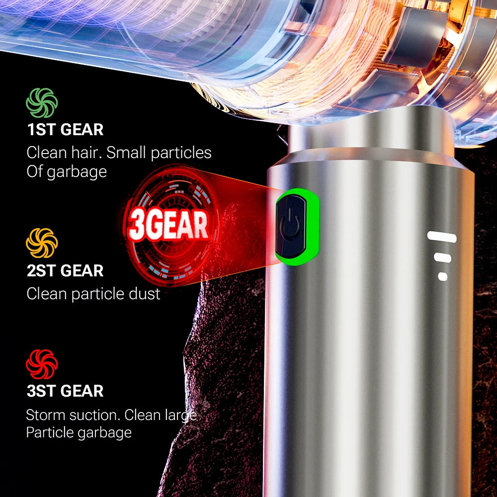 MiniVac™ 2026 – Mini Cordless Car Vacuum with Powerful Suction 4