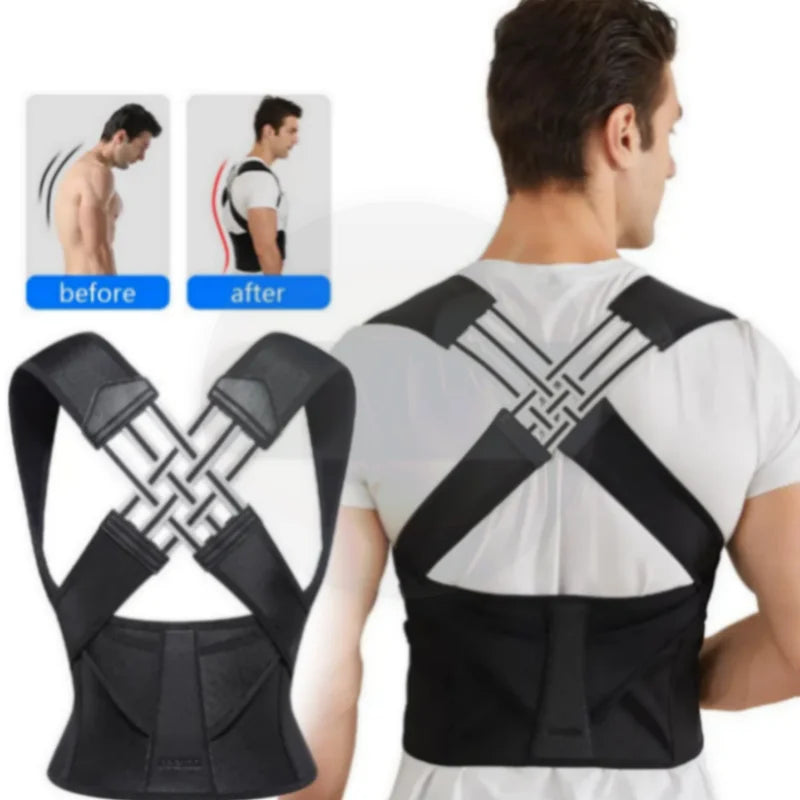 PostureFix™ – "Unisex Adult Hunchback Corrector, Posture Correction Shoulder Strap, Back 2