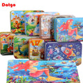WoodPlay™ – Children 60 Pieces Wooden Puzzle Kids Cartoon Animal Vehicle Wood Toy