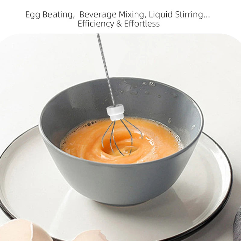 WhiskGo™ – Wireless Electric Milk Frother & Egg Beater (3 Speeds) 3