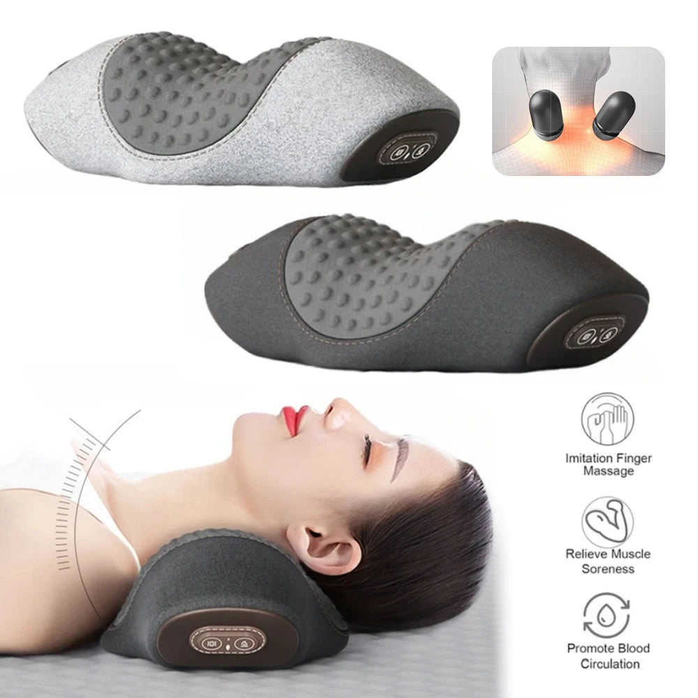 NeckTherapy™ – Electric Neck Massager with Heat, Vibration & Traction