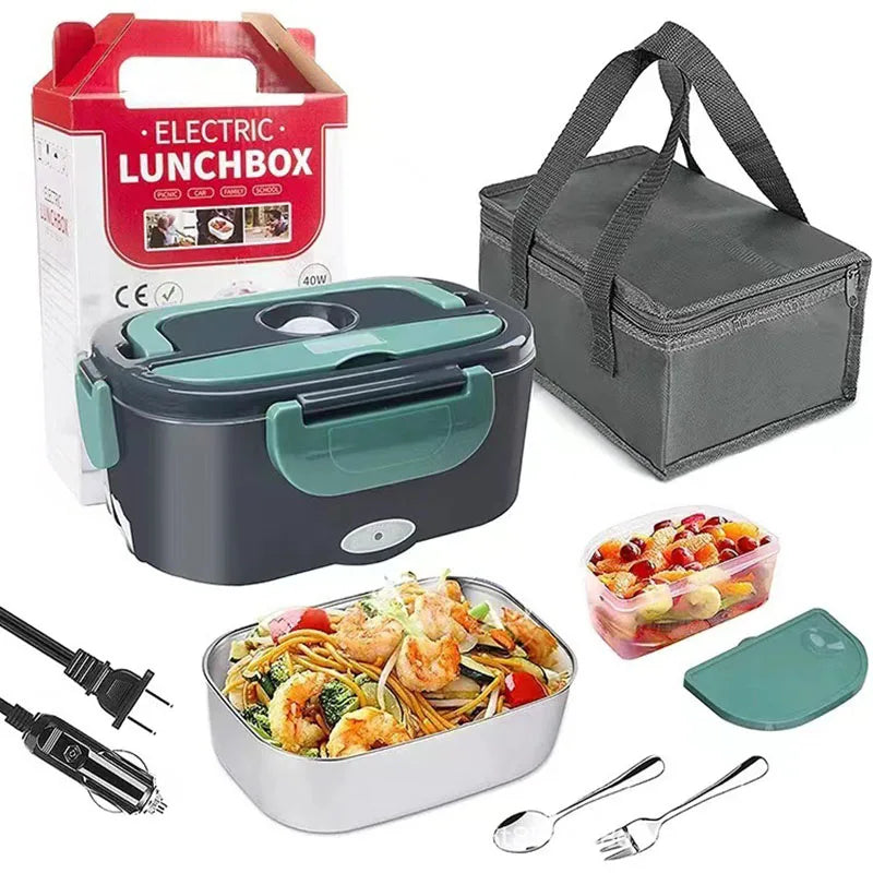 HotBox™ – 1.5 L 60W Electric Lunch Box Food Warmer Portable Food Heater for Car Or 3
