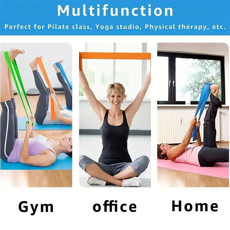 FlexBand™ – 3pcs/set, Yoga Tension Belt, Elastic Fitness Resistance Band For Men Women 4