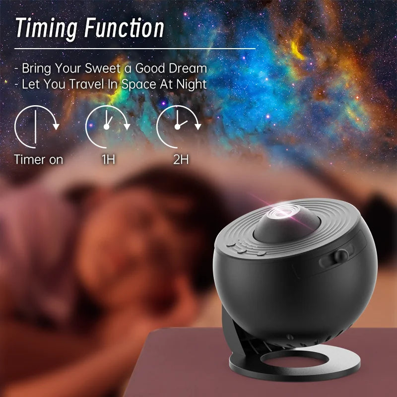 Nebula™ – Rotating Galaxy Projector & Planetarium Night Lamp 6