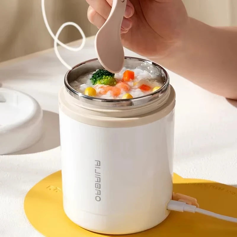 HotBox™ – 600ML USB Electric Heating Lunch Box Portable Picnic Milk Drink Food Heater 2