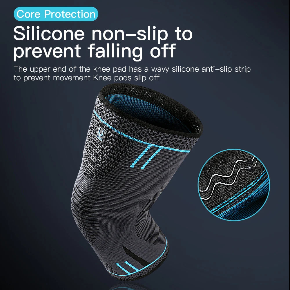 KneeGuard™ – compression knee support sleeve, elastic, breathable, anti slip knee 4