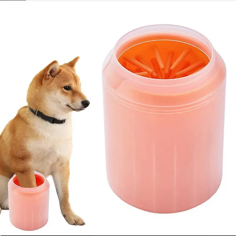 PawWash™ – Portable Pet Paw Cleaner Soft Silicone Foot Washer with Cleaning Brush Dog 3
