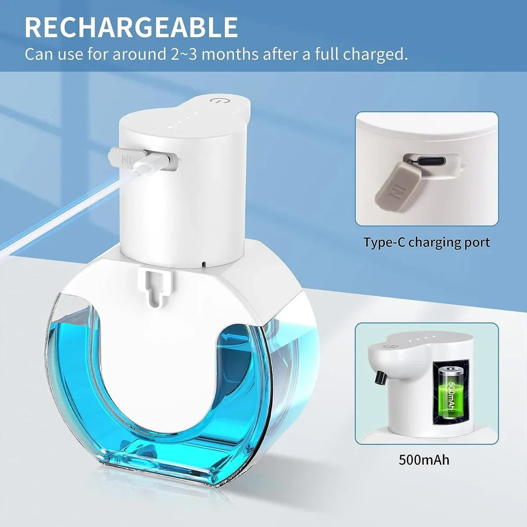 CleanTouch™ – 420ML P10 Large Capacity Light Display Desktop Or Wall-Mounted Waterproof 5