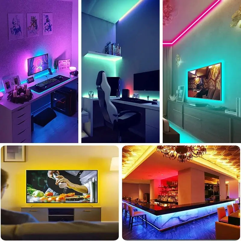GlowStrip™ – Led Lights for TV 3 Key Control Led Strip USB 5V Tape Lights for TV 6