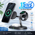 ChargeHub™ – 3 in 1 Magnetic Wireless Charger Stand for Magsafe iPhone 16/15/14/13/12