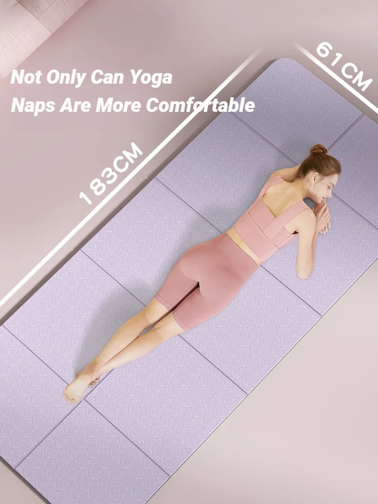 ZenMat™ – Foldable Yoga Mat Mute Eco Friendly Folding Travel Fitness Exercise Double 4