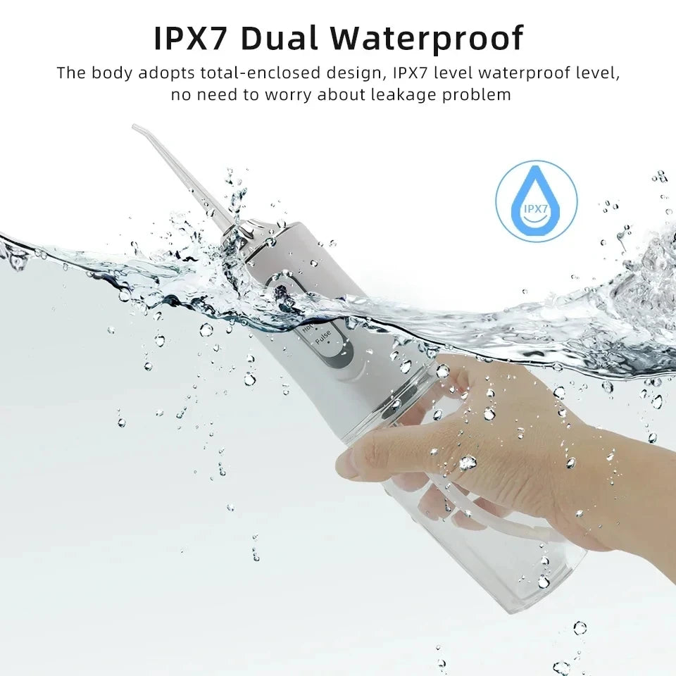AquaFloss™ – Electric Water Floss, Intelligent Chip, Precise Pressure Control, 360 5