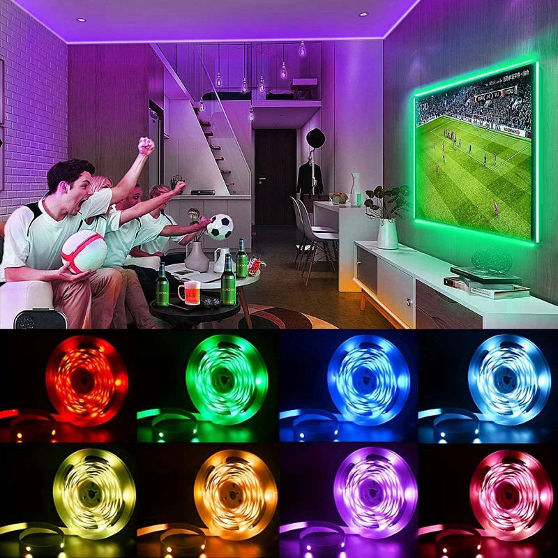 GlowStrip™ – Led Lights for TV 3 Key Control Led Strip USB 5V Tape Lights for TV 2