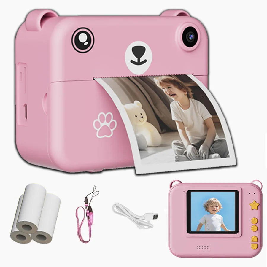SnapKid™ – Digital Children Camera Photography Instant Print Photo 1080P HD Video 5