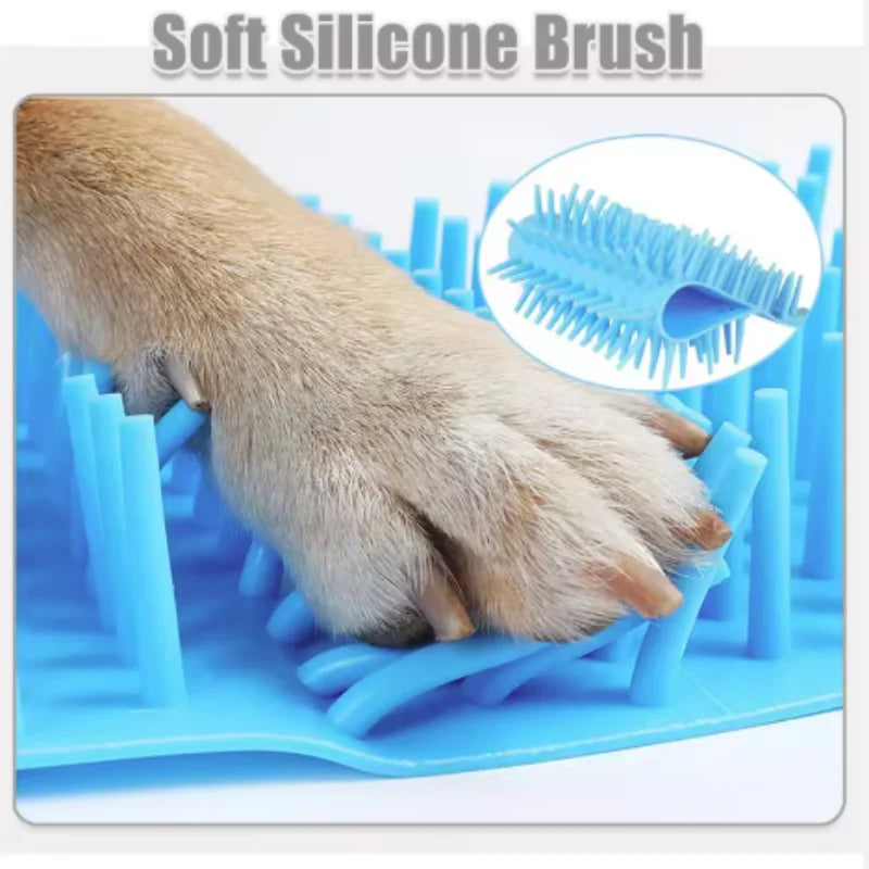 PawWash™ – Portable Pet Paw Cleaner Soft Silicone Foot Washer with Cleaning Brush Dog 6