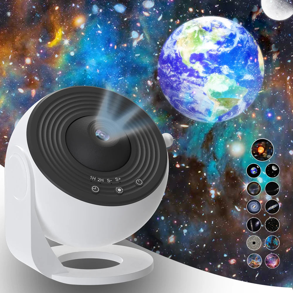 AstroKids™ – HD Galaxy Projector with 13 Film Discs