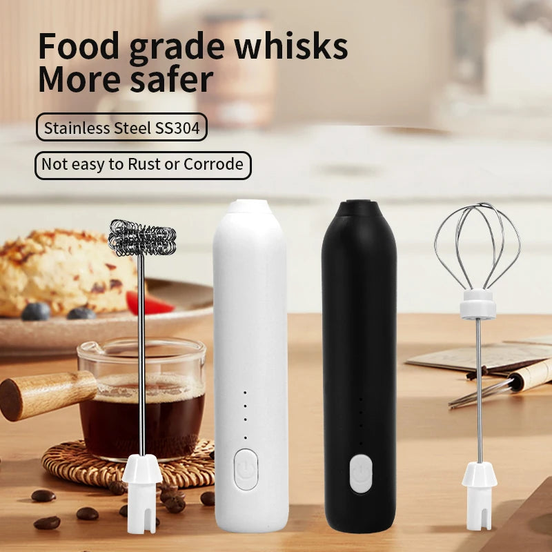 WhiskGo™ – Wireless Electric Milk Frother & Egg Beater (3 Speeds) 6