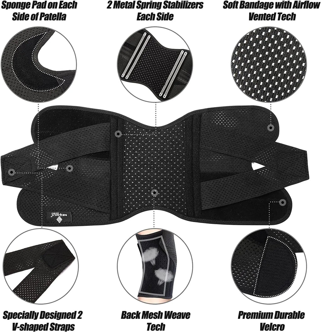 KneeGuard™ – NEENCA Knee Brace for Knee Pain Compression Knee Support with Air Mesh 2