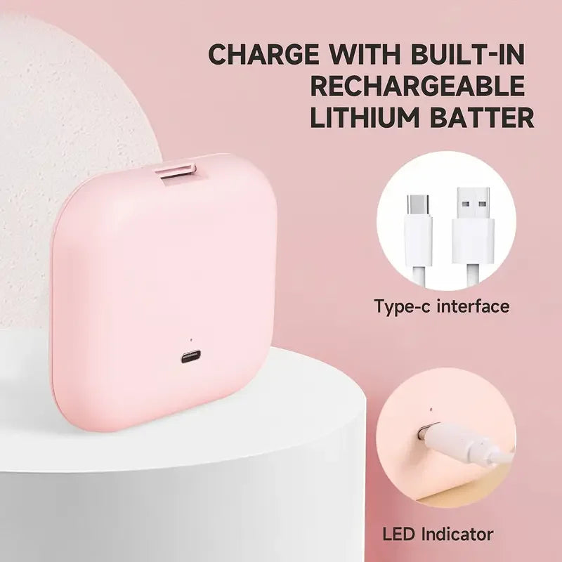 LumiMirror™ – 2X Magnifying Compact Vanity Makeup Mirror with Lights Travel Mini Folding 6
