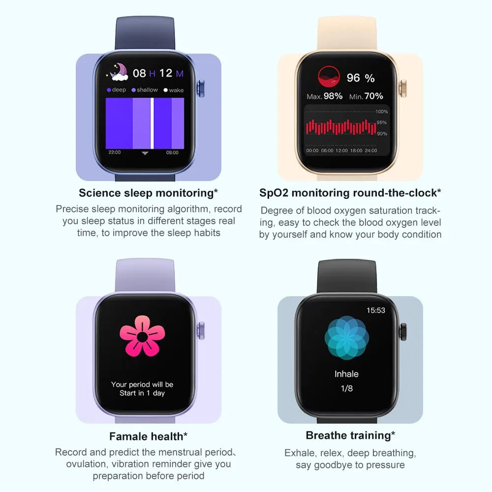 FitWatch™ – COLMI P71 Voice Calling Smartwatch Men Health Monitoring IP68 Waterproof 4