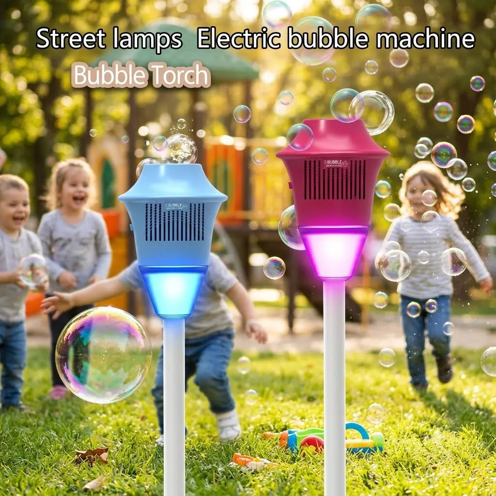BubbleBlast™ – Outdoor Fully Automatic Bubble Machine with Street Light And Music