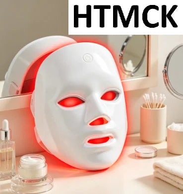 GlowMask™ – HTMCK 7 Color LED Light Therapy Face Mask | At-Home Photon Beauty Mask
