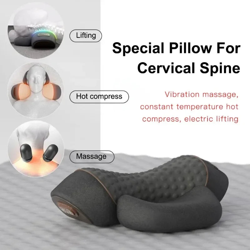 NeckTherapy™ – Electric Neck Massager with Heat, Vibration & Traction