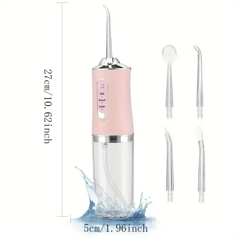 AquaFloss™ – Electric Water Floss, Intelligent Chip, Precise Pressure Control, 360 3