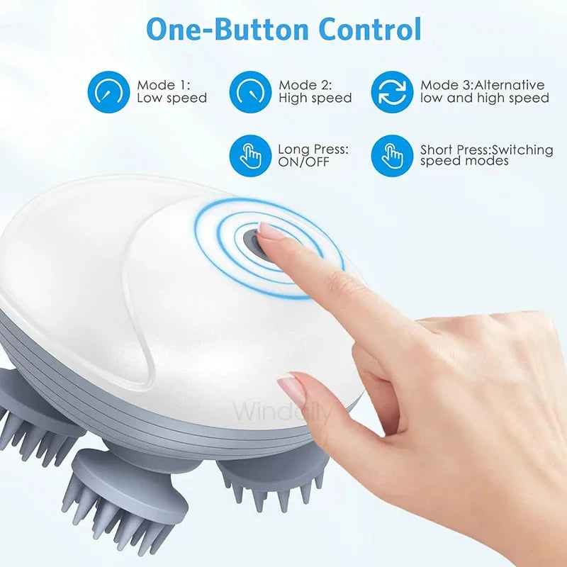 ScalpSpa™ – Electric Scalp Head Massager Kneading Vibrating Device Health Care Shoulder 5