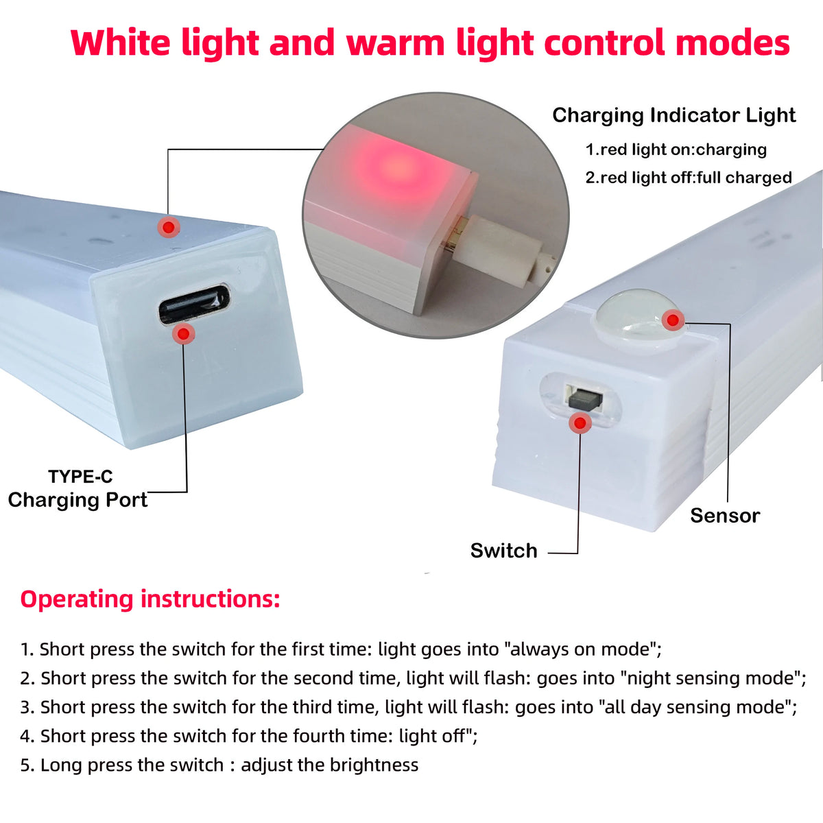 GlowSense™ – Wireless LED Night Lights Motion Sensor Lights Closet Kitchen Night Lights 6