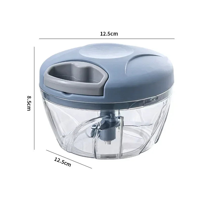 PullChop™ – Manual Pull-Cord Food Chopper & Mincer (500/900ml) 5