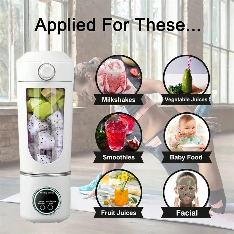 BlendGo™ – 700ml Portable Juicer Blender Bottle with 12 Blades 4