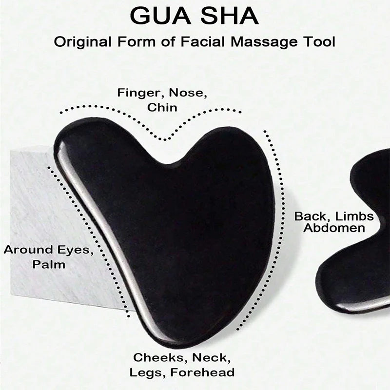 FrostGlow™ – 3Pcs Ice Face Roller Gua Sha Tool Set Portable Household Facial Massage 3