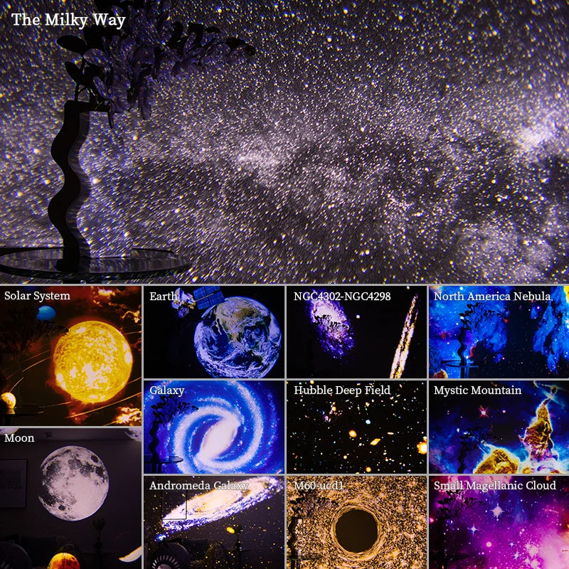 Nebula™ – Rotating Galaxy Projector & Planetarium Night Lamp 3