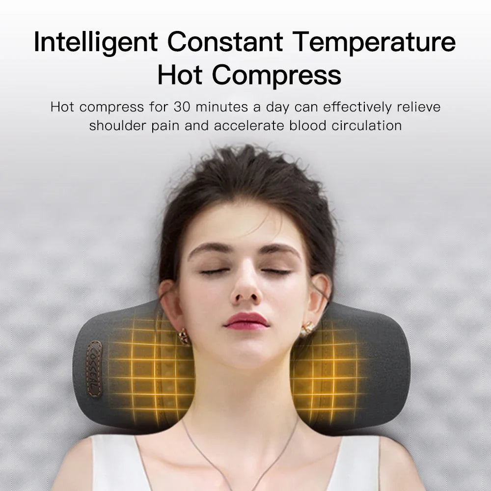 NeckTherapy™ – Electric Neck Massager with Heat, Vibration & Traction