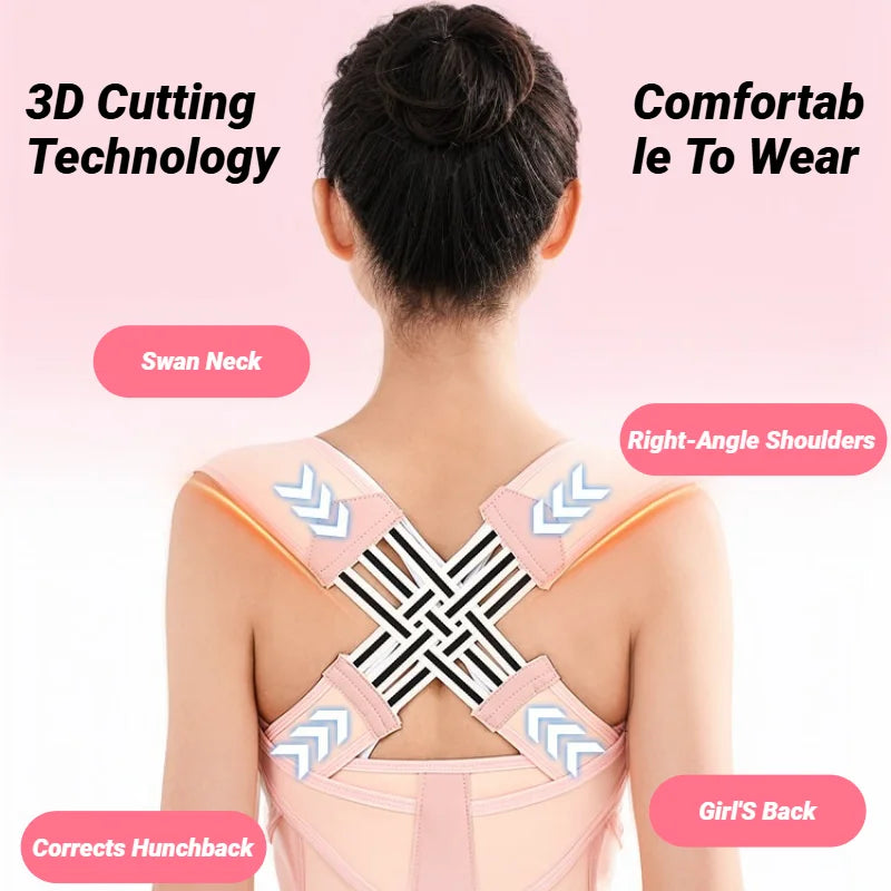 PostureFix™ – Back Brace Posture Corrector For Women And Men, Shoulder Straightener 2