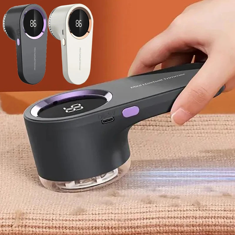 FuzzOff™ Pro – Digital Electric Fabric Shaver & Fluff Remover 2