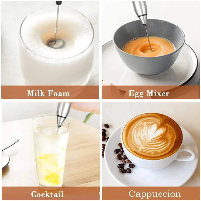 FoamPro™ – Handheld Electric Milk Frother & Mini Mixer 2