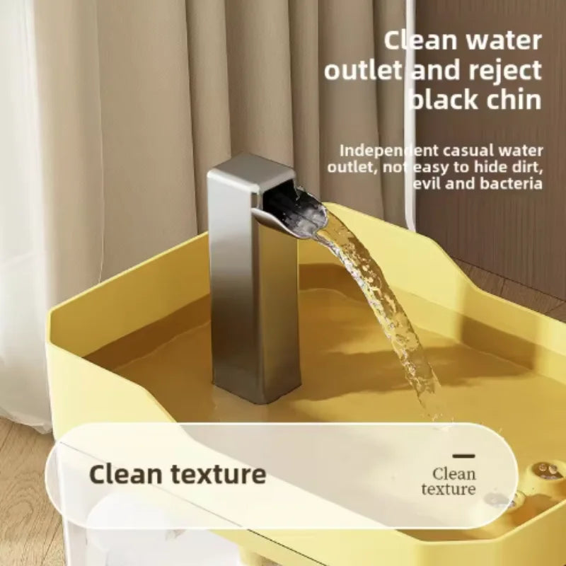 PurrFlow™ – Cat Water Fountain with Auto Filter Transparent Anti-Dry Burning 5