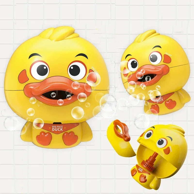 BubbleBlast™ – Baby Bath Toys Bubble Machine Duck Crabs Frog Music Kids Bath Toy Bathtub