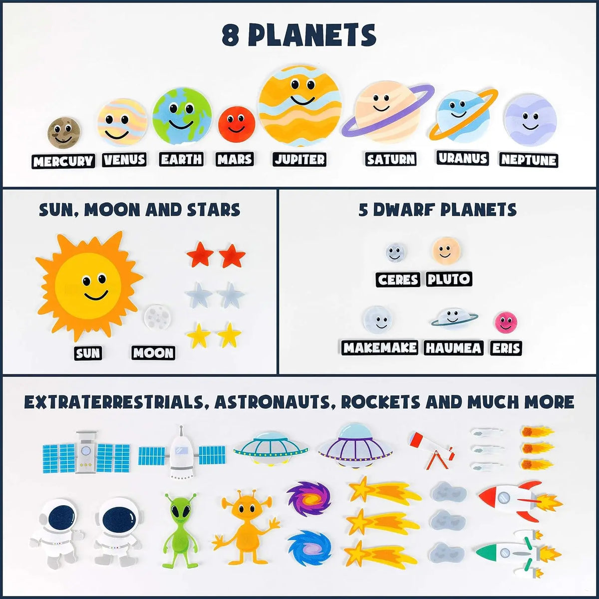 BusyBox™ – Montessori Toy Solar System Felt Story Busy Board Set for Toddlers Farm 3