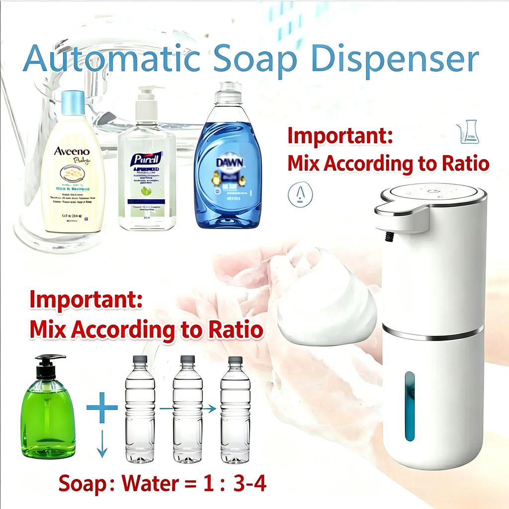 CleanTouch™ – Automatic Liquid/Foma Soap Dispenser, Touchless Electric Dispenser, USB 2