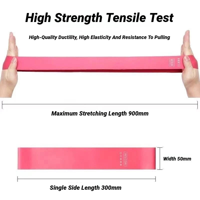 FlexBand™ – Exercise Resistance Bands, Latex Loop Set. For Strength Training, Home & 6