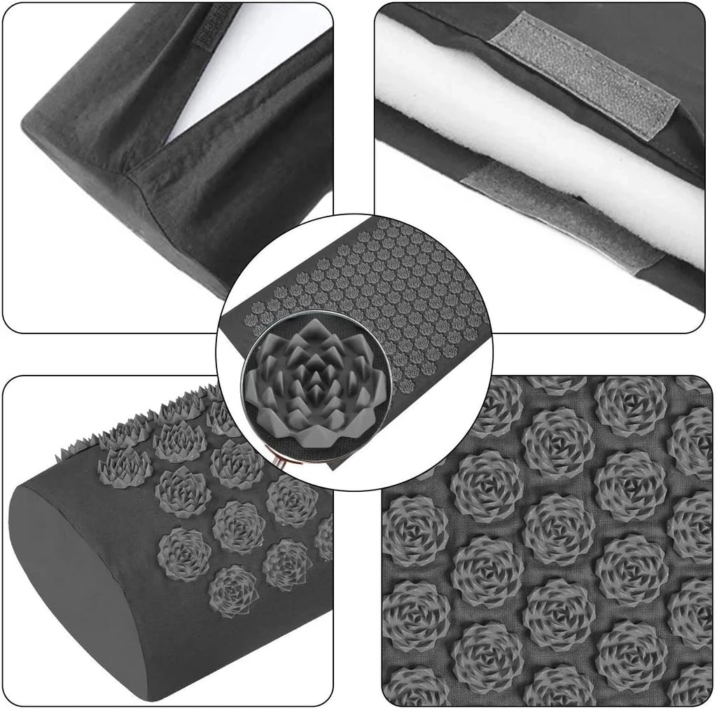 AcuMat™ – Acupressure Yoga Mat Kuznetsov's Applicator Cushion Sensi Massage Body 6
