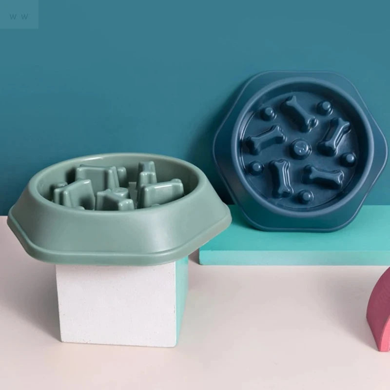 SlowBite™ – Pet Slow Food Bowl Anti-choking Feeder PP Plastic Dish Bowl Home Dog Eating 4