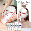 GlowMask™ – Face Neck Beauty Mask 7 Colors Light LED Mask Photon Red Light Facial Skin