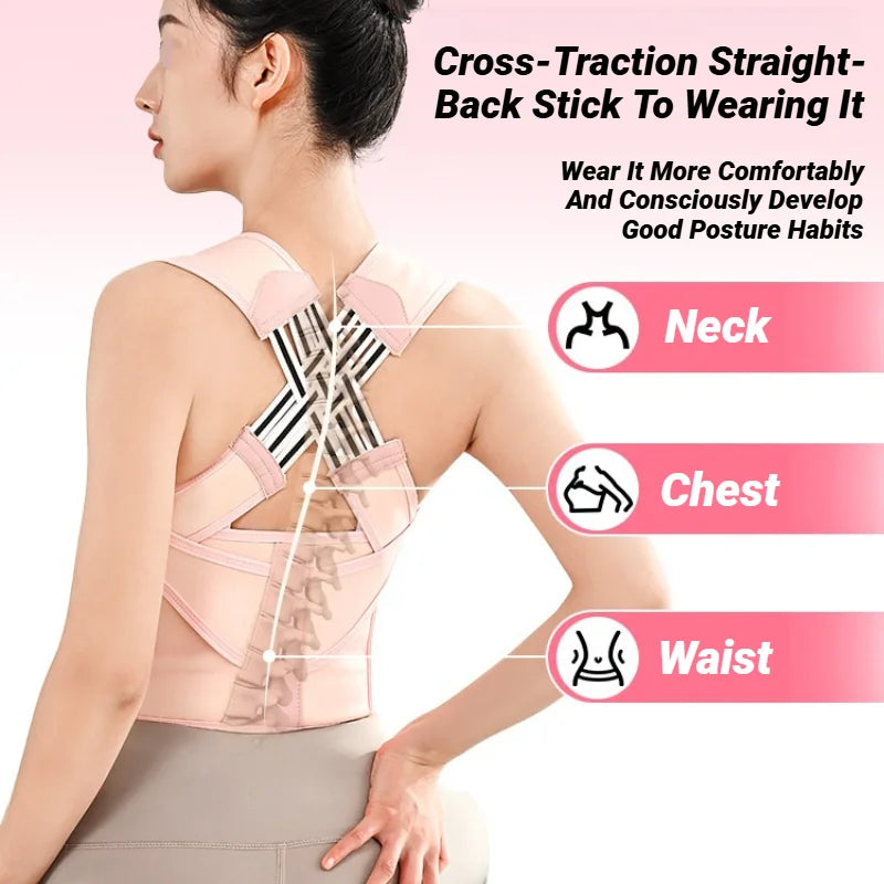 PostureFix™ – Back Brace Posture Corrector For Women And Men, Shoulder Straightener 3