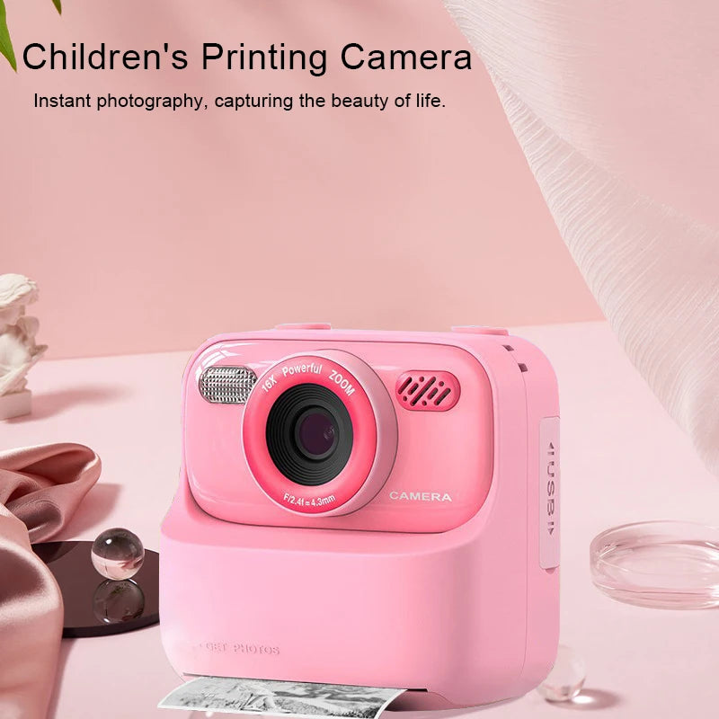 SnapKid™ – Kids Instant Print Camera Color Auto Photo Output Cartoon Portable Design 2